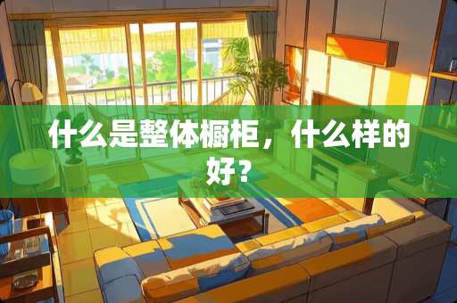 什么是整体橱柜，什么样的好？