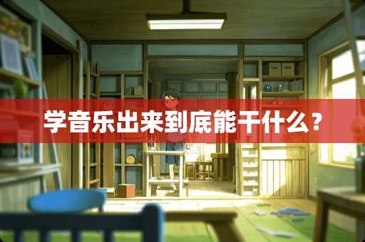 学音乐出来到底能干什么？