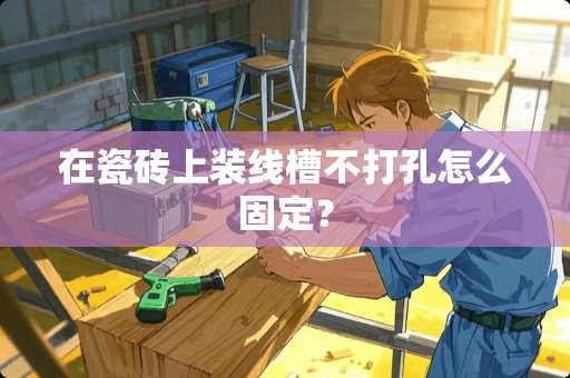 在瓷砖上装线槽不打孔怎么固定？
