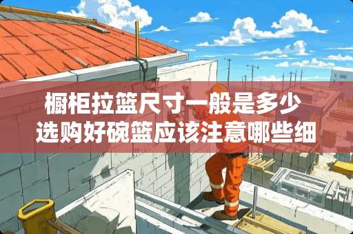 橱柜拉篮尺寸一般是多少 选购好碗篮应该注意哪些细节