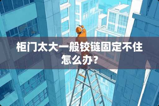 柜门太大一般铰链固定不住怎么办？