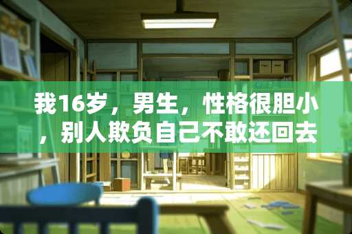 我16岁，男生，性格很胆小，别人欺负自己不敢还回去，怎么办？