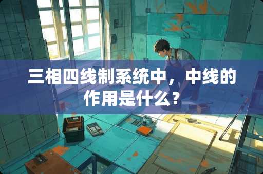 三相四线制系统中，中线的作用是什么？