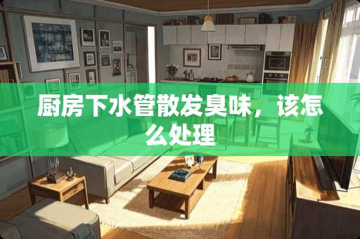 厨房下水管散发臭味，该怎么处理