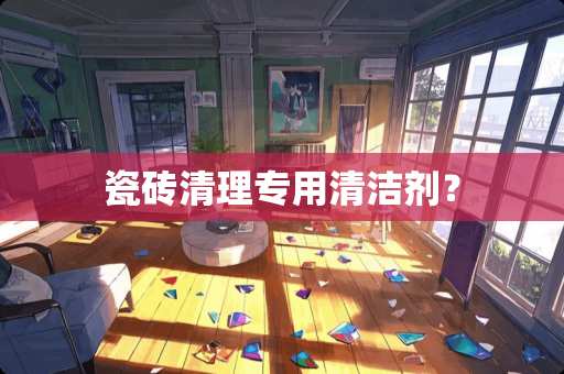 瓷砖清理专用清洁剂？