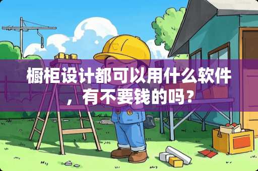 橱柜设计都可以用什么软件，有不要钱的吗？