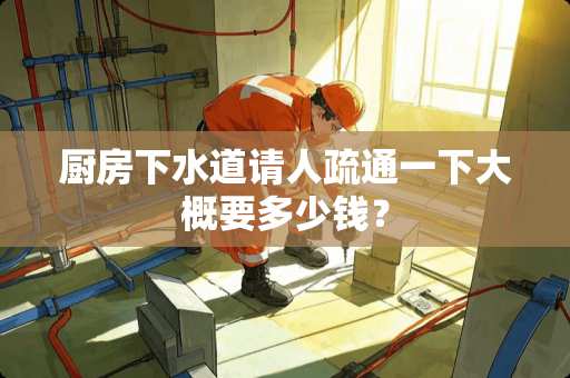 厨房下水道请人疏通一下大概要多少钱？
