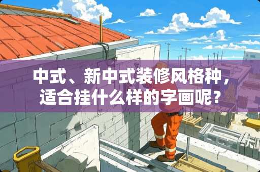 中式、新中式装修风格种，适合挂什么样的字画呢？