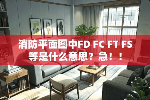 消防平面图中FD FC FT FS等是什么意思？急！！