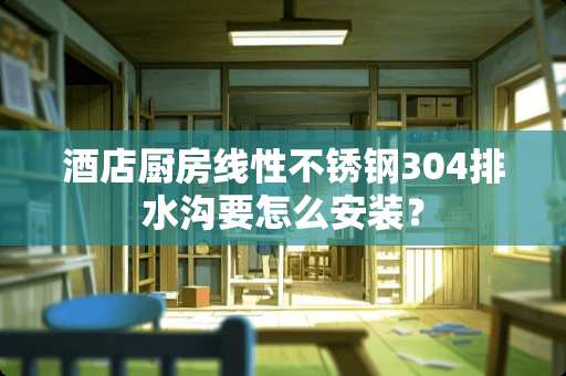 酒店厨房线性不锈钢304排水沟要怎么安装？