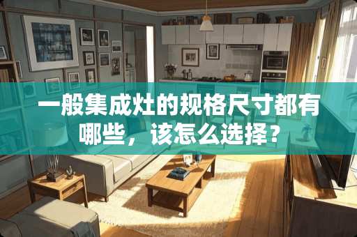 一般集成灶的规格尺寸都有哪些，该怎么选择？