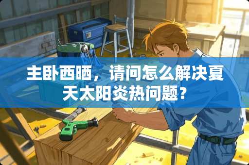 主卧西晒，请问怎么解决夏天太阳炎热问题？