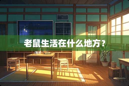 老鼠生活在什么地方？