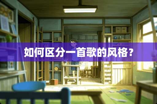 如何区分一首歌的风格？