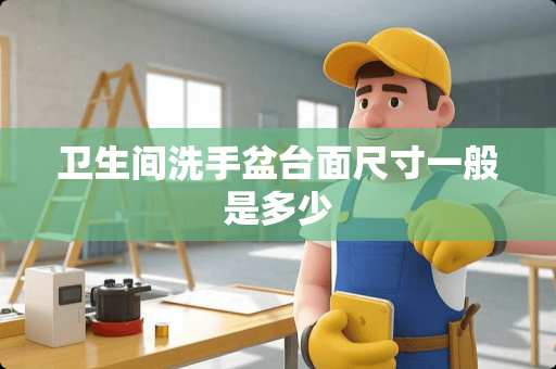 卫生间洗手盆台面尺寸一般是多少