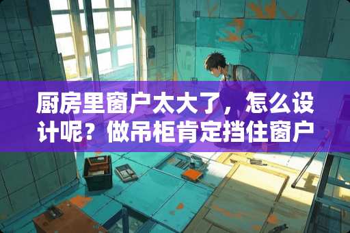 厨房里窗户太大了，怎么设计呢？做吊柜肯定挡住窗户了不好看啊，给点建议