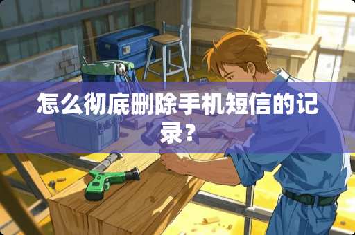 怎么彻底删除手机短信的记录？