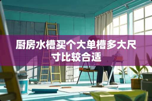 厨房水槽买个大单槽多大尺寸比较合适