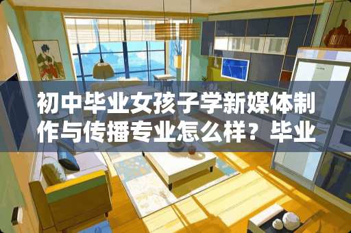 初中毕业女孩子学新媒体制作与传播专业怎么样？毕业后好就业吗