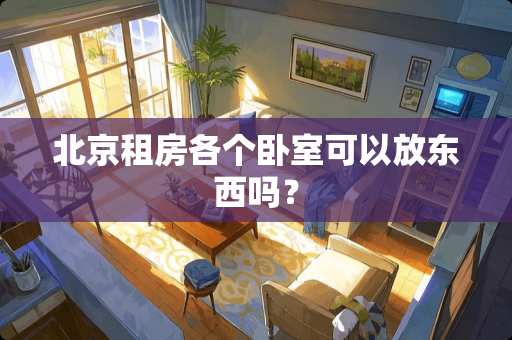 北京租房各个卧室可以放东西吗？