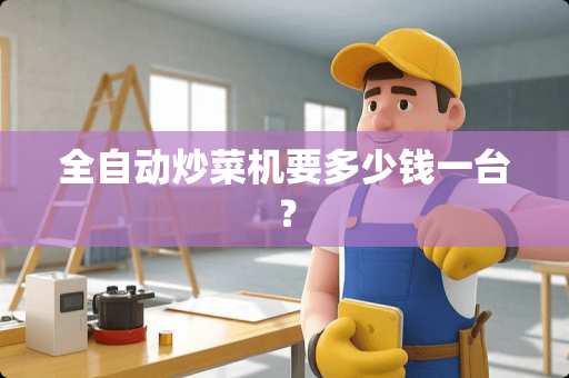 全自动炒菜机要多少钱一台？
