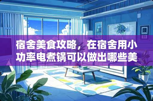 宿舍美食攻略，在宿舍用小功率电煮锅可以做出哪些美食