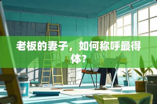 老板的妻子，如何称呼最得体？