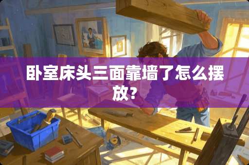 卧室床头三面靠墙了怎么摆放？