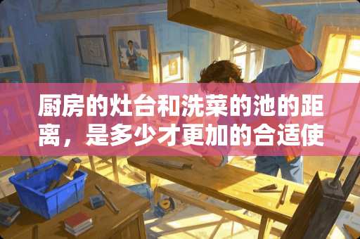 厨房的灶台和洗菜的池的距离，是多少才更加的合适使用？