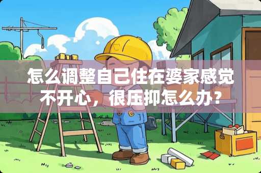 怎么调整自己住在婆家感觉不开心，很压抑怎么办？