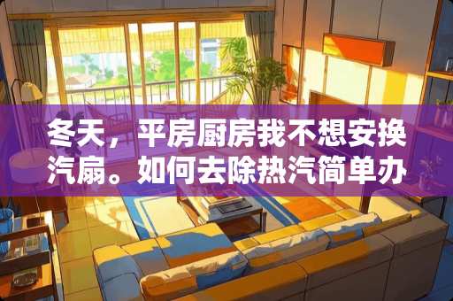 冬天，平房厨房我不想安换汽扇。如何去除热汽简单办法