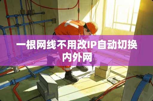 一根网线不用改IP自动切换内外网