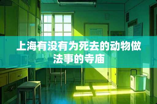 上海有没有为死去的动物做法事的寺庙