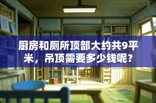 厨房和厕所顶部大约共9平米，吊顶需要多少钱呢？