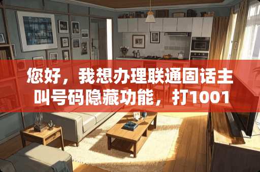 您好，我想办理联通固话主叫号码隐藏功能，打10010说联通没有这项业务，怎么回事