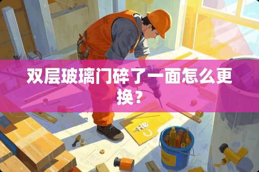 双层玻璃门碎了一面怎么更换？