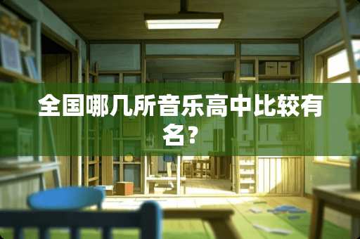 全国哪几所音乐高中比较有名？