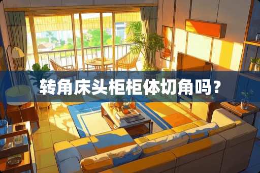 转角床头柜柜体切角吗？