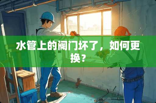 水管上的阀门坏了，如何更换？