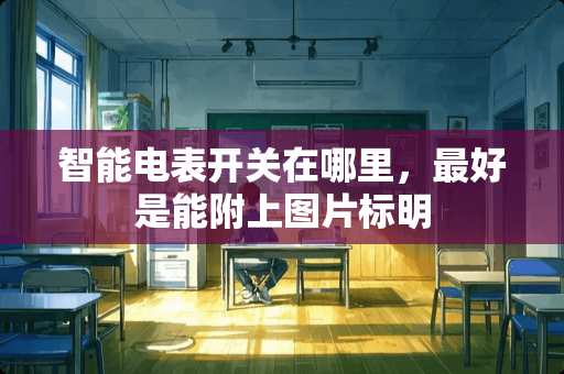 智能电表开关在哪里，最好是能附上图片标明