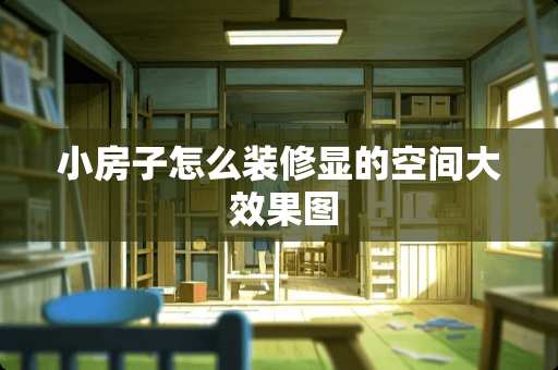 小房子怎么装修显的空间大 效果图