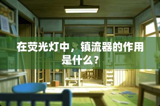 在荧光灯中，镇流器的作用是什么？