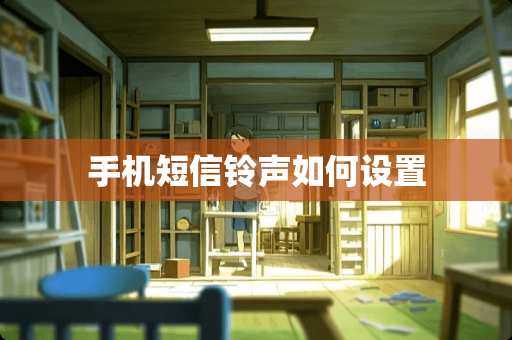 手机短信铃声如何设置