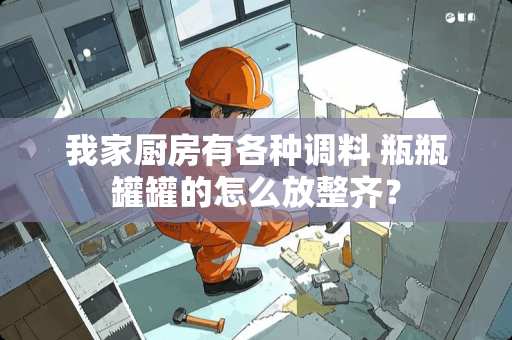 我家厨房有各种调料 瓶瓶罐罐的怎么放整齐？