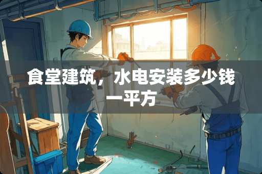 食堂建筑，水电安装多少钱一平方