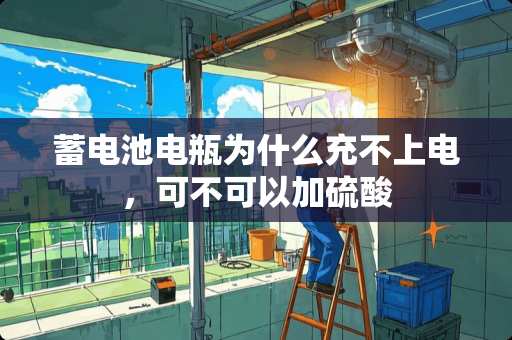 蓄电池电瓶为什么充不上电，可不可以加硫酸