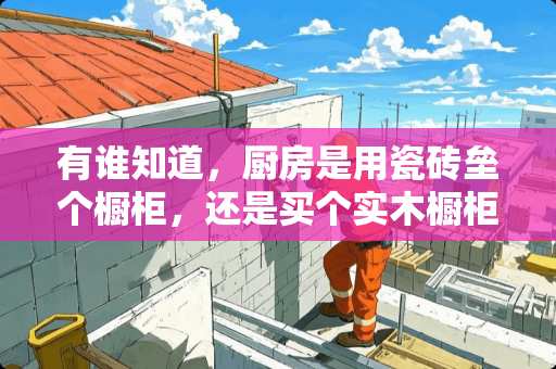 有谁知道，厨房是用瓷砖垒个橱柜，还是买个实木橱柜，哪个好？