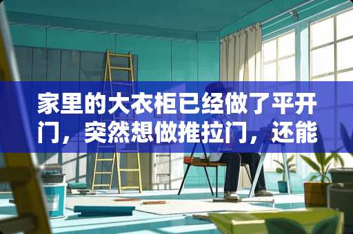 家里的大衣柜已经做了平开门，突然想做推拉门，还能改吗？