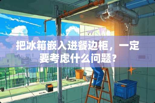 把冰箱嵌入进餐边柜，一定要考虑什么问题？