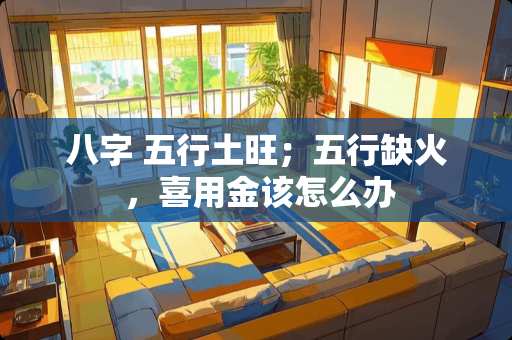 八字 五行土旺；五行缺火 ，喜用金该怎么办
